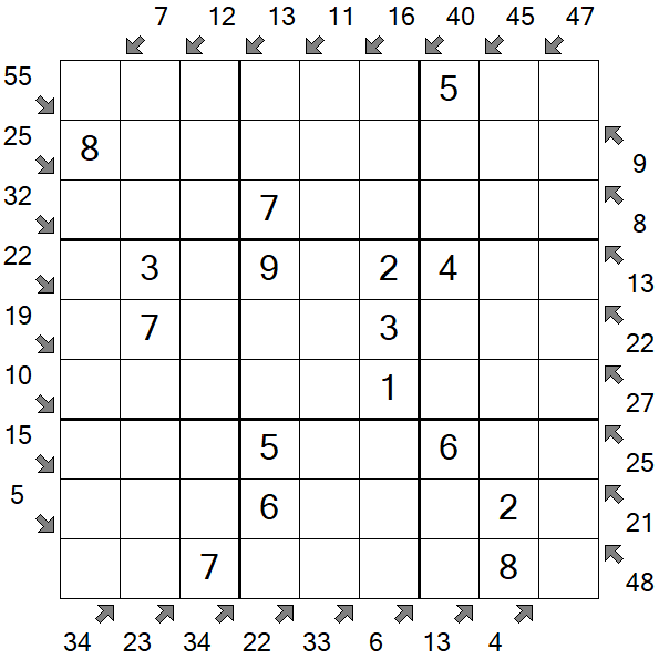 Little Killer Sudoku - Simple