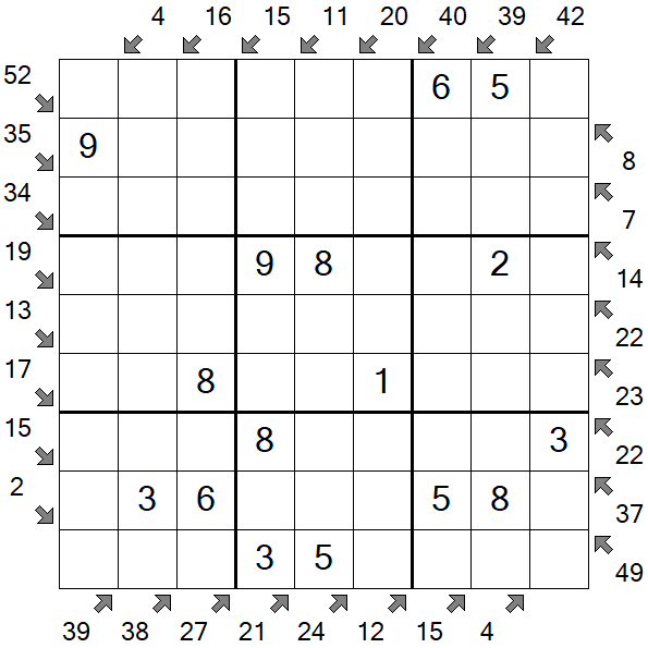 Little Killer Sudoku - Simple