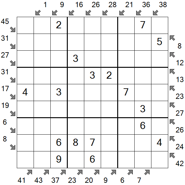 Little Killer Sudoku - Simple