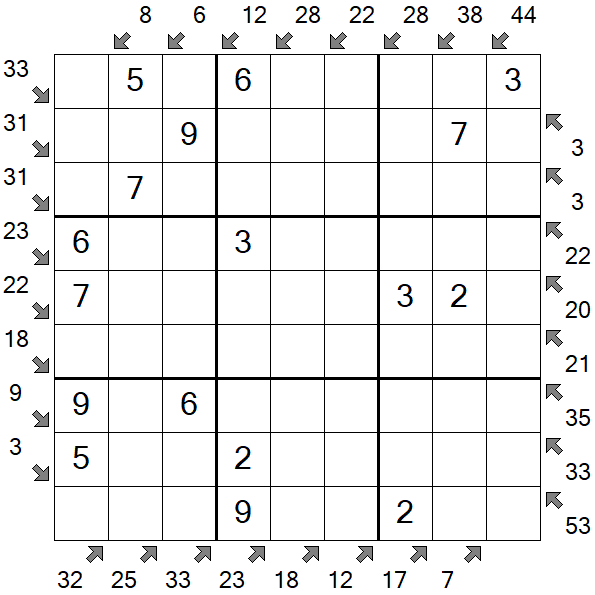 Little Killer Sudoku - Einfach
