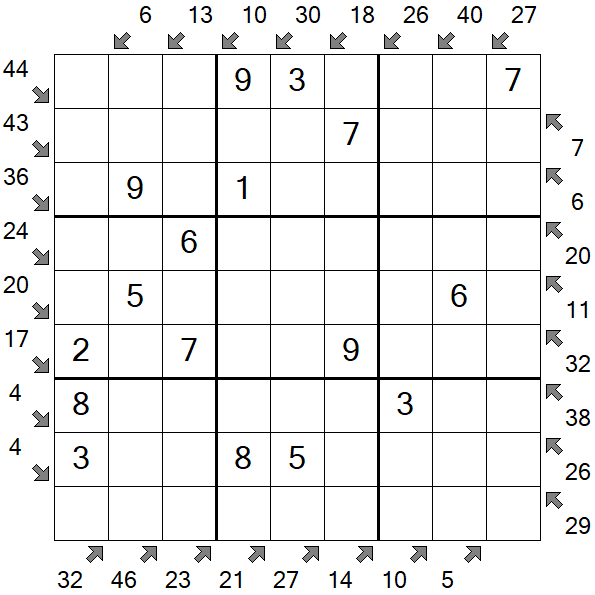 Little Killer Sudoku - Simple