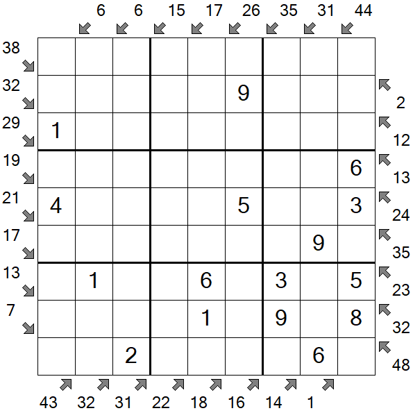Little Killer Sudoku - Einfach