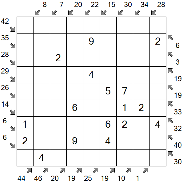 Little Killer Sudoku - Einfach