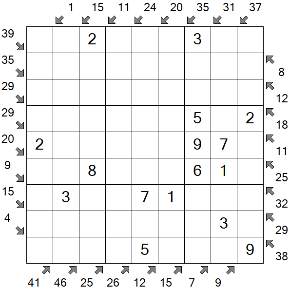 Little Killer Sudoku - Easy