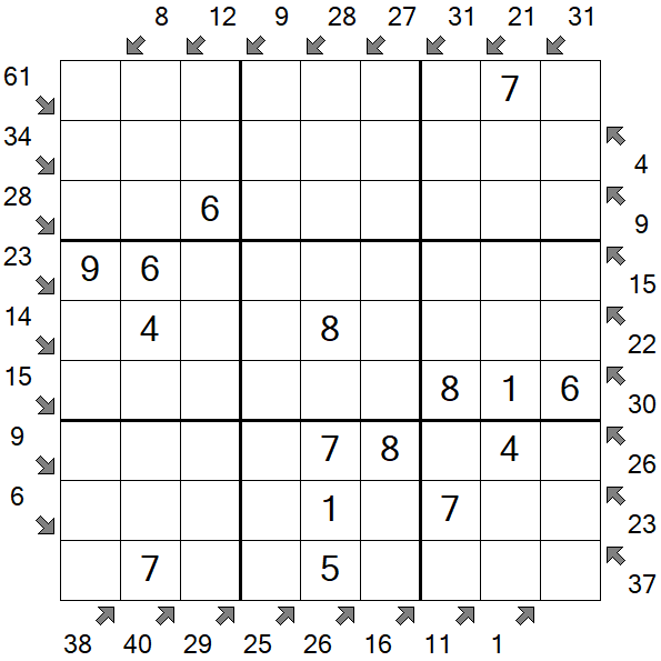 Little Killer Sudoku - Simple