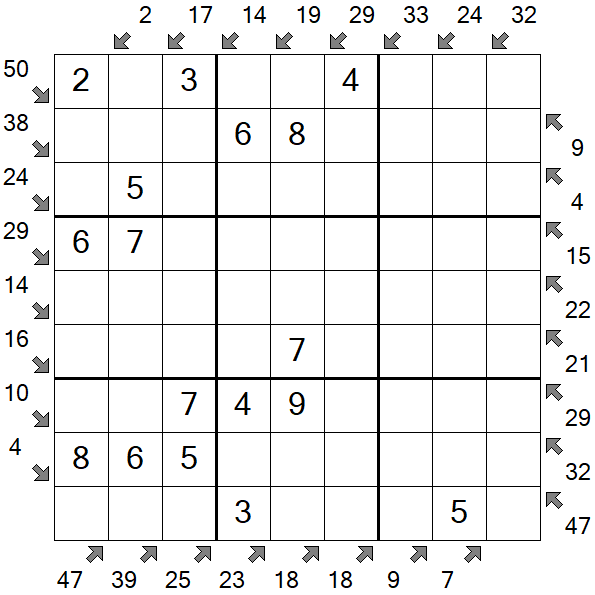 Little Killer Sudoku - Einfach