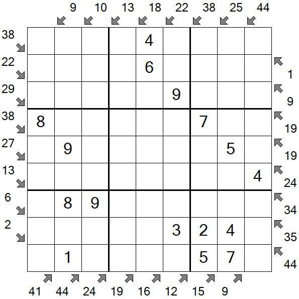 Little Killer Sudoku - Einfach