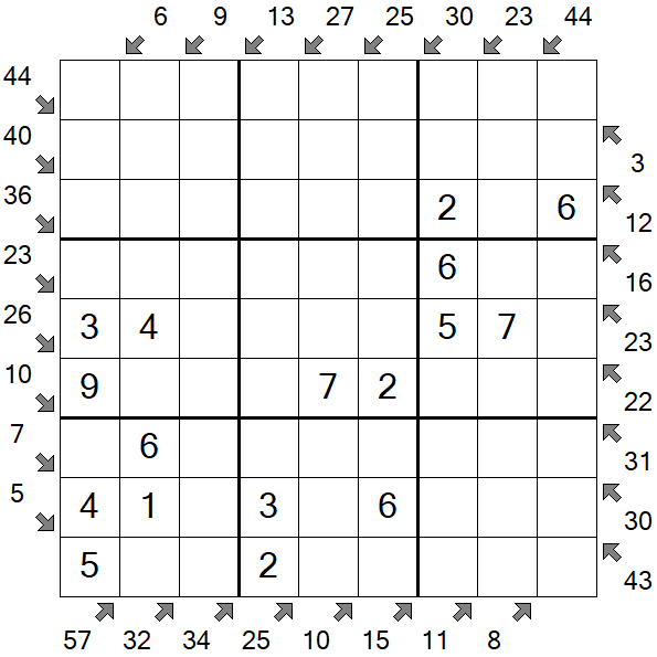 Little Killer Sudoku - Easy