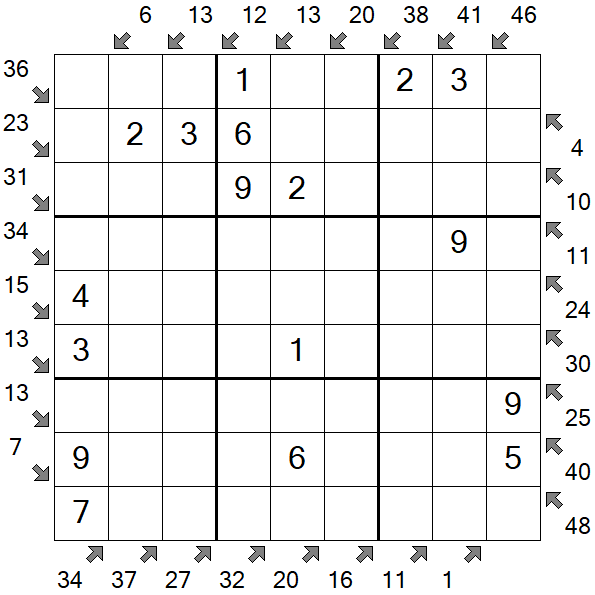 Little Killer Sudoku - Easy