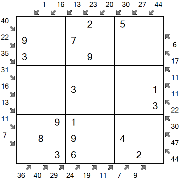 Little Killer Sudoku - Simple