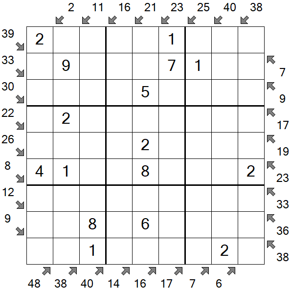 Little Killer Sudoku - Simple