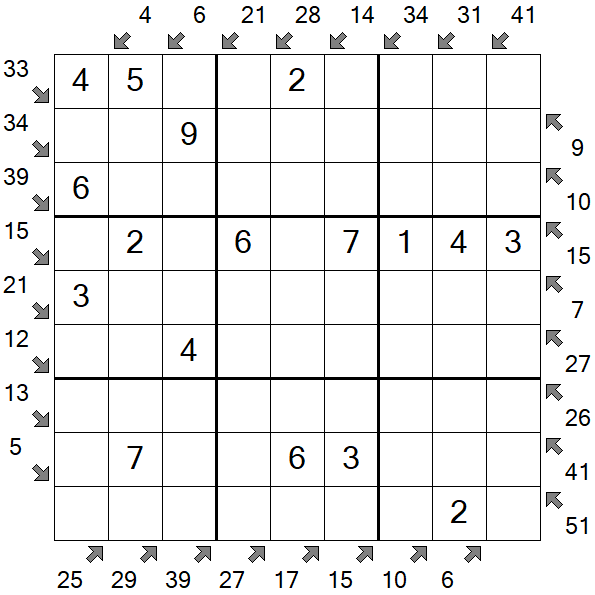 Little Killer Sudoku - Simple
