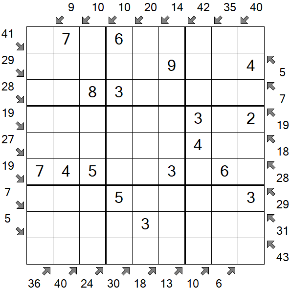 Little Killer Sudoku - Simple