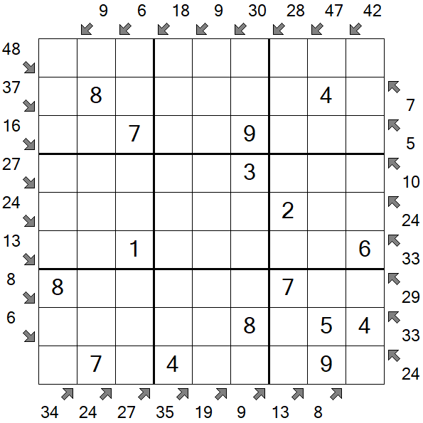 Little Killer Sudoku - Simple