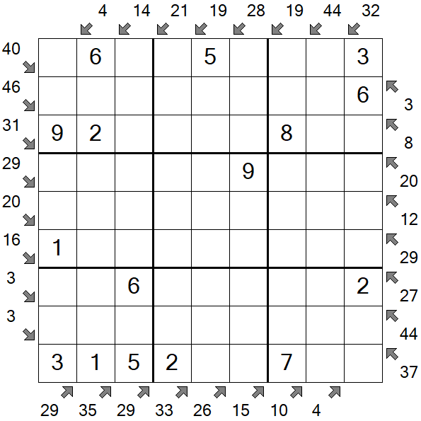 Little Killer Sudoku - Easy