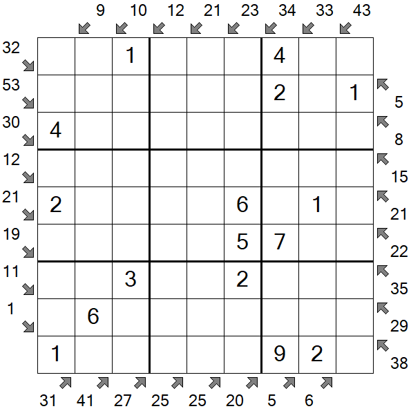 Little Killer Sudoku - Simple
