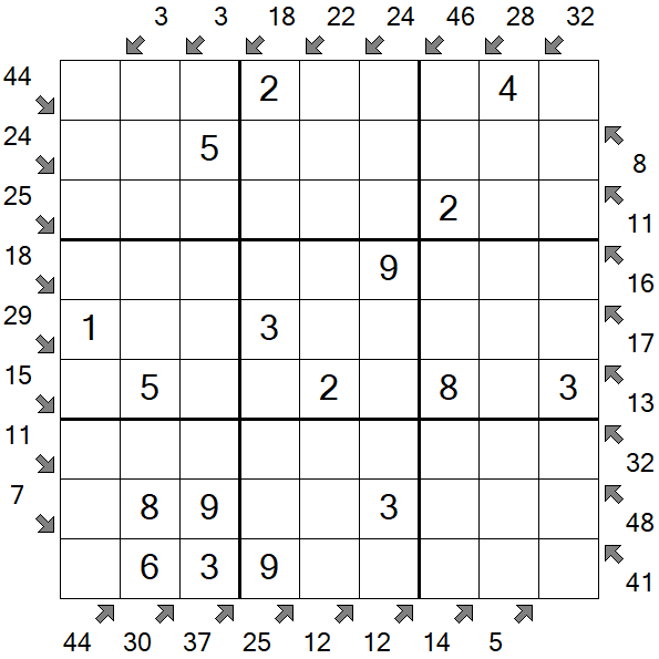 Little Killer Sudoku - Simple