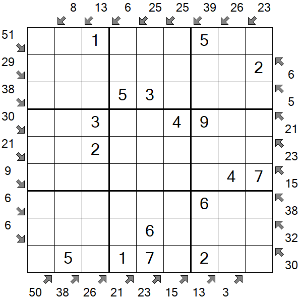Little Killer Sudoku - Simple