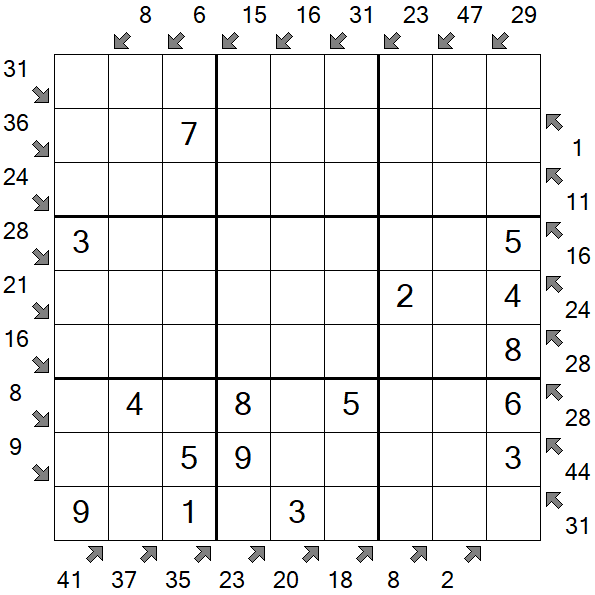 Little Killer Sudoku - Easy