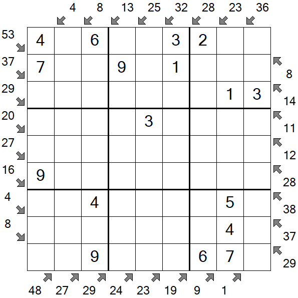 Little Killer Sudoku - Einfach