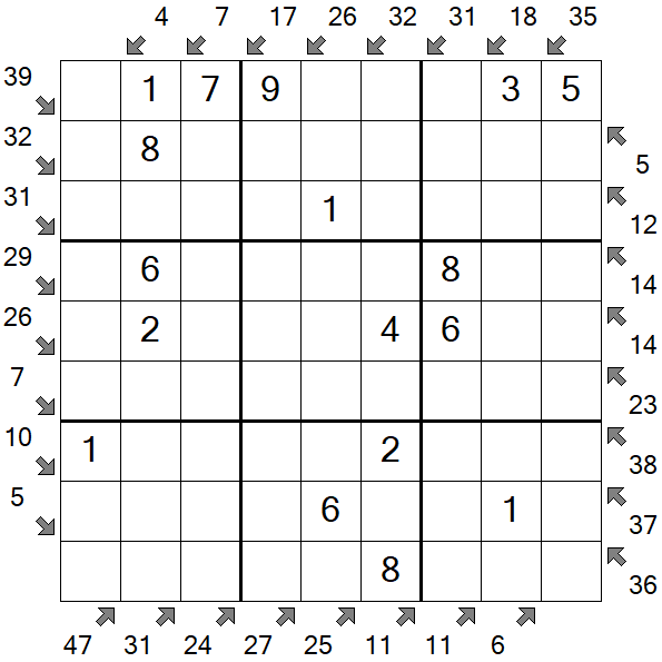 Little Killer Sudoku - Einfach