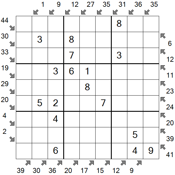 Little Killer Sudoku - Einfach