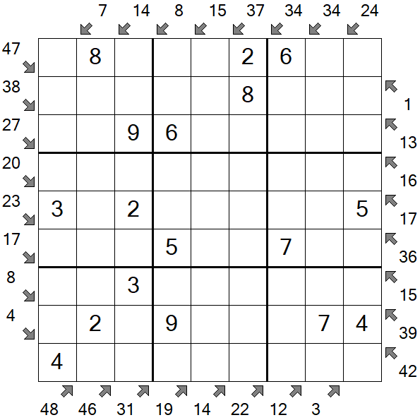 Little Killer Sudoku - Easy