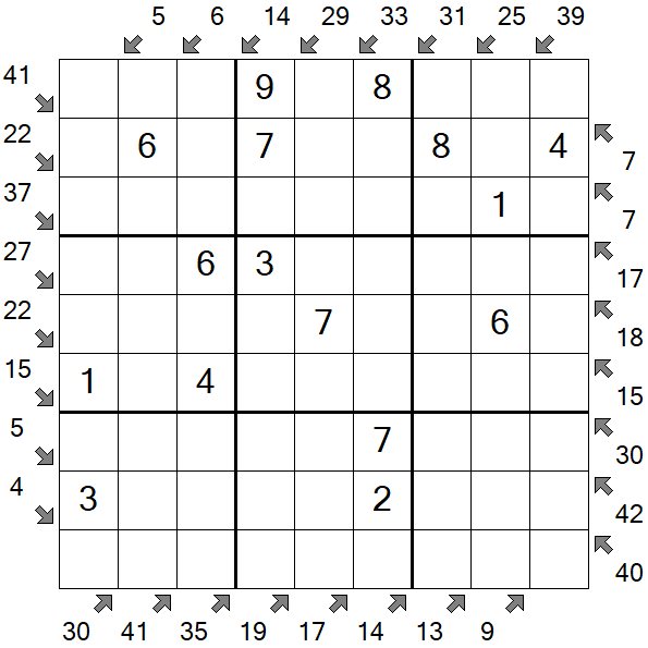 Little Killer Sudoku - Einfach
