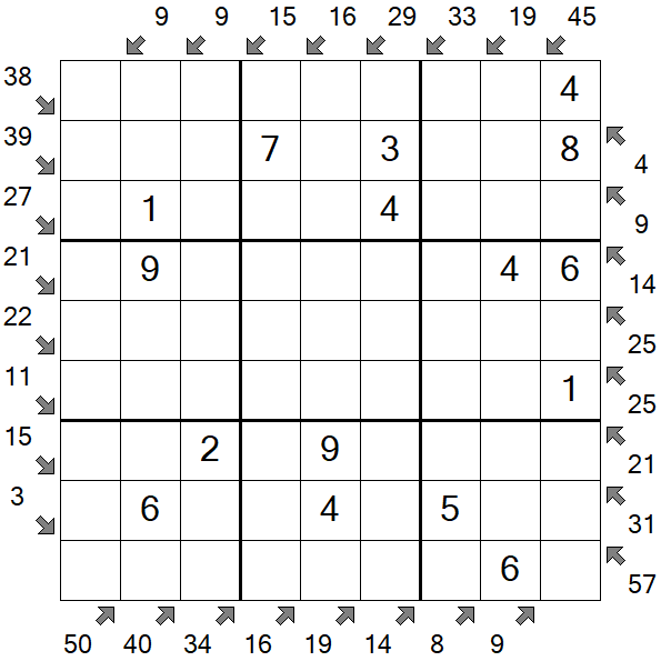 Little Killer Sudoku - Einfach