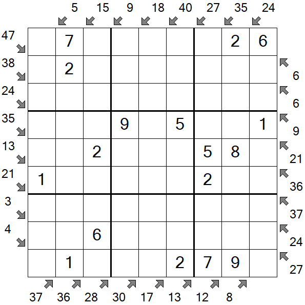 Little Killer Sudoku - Einfach