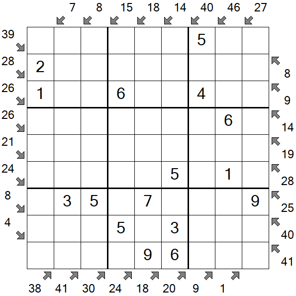 Little Killer Sudoku - Einfach