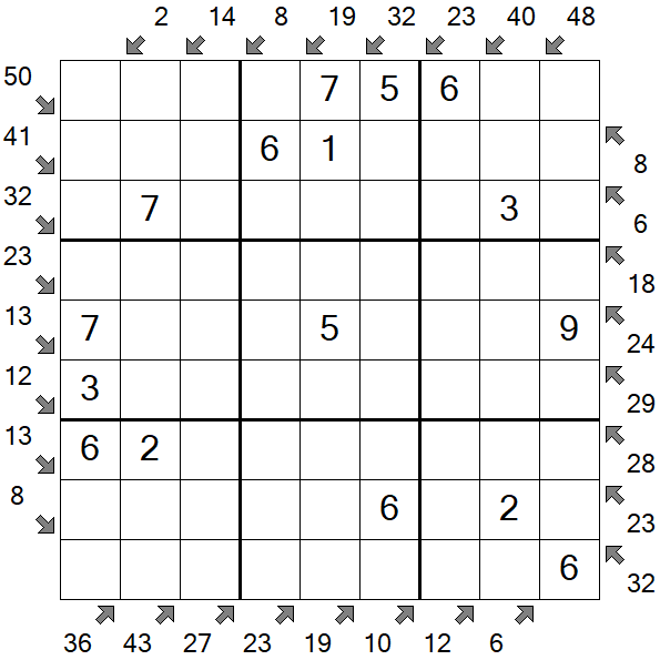 Little Killer Sudoku - Einfach