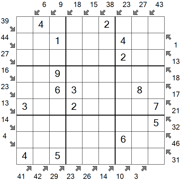 Little Killer Sudoku - Easy