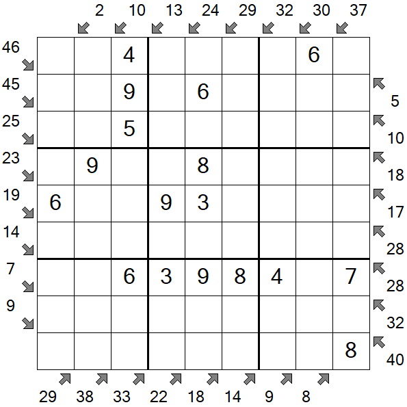 Little Killer Sudoku - Easy