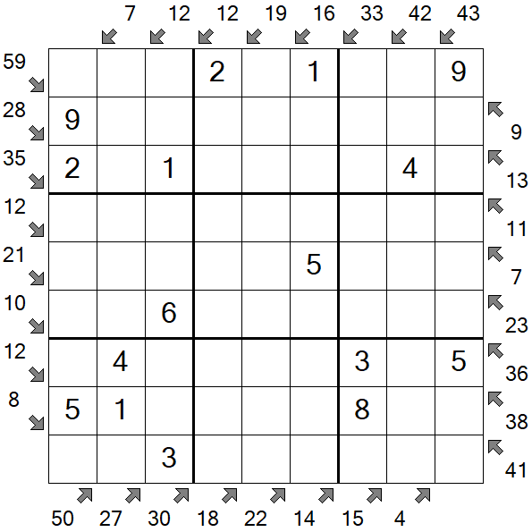 Little Killer Sudoku - Easy