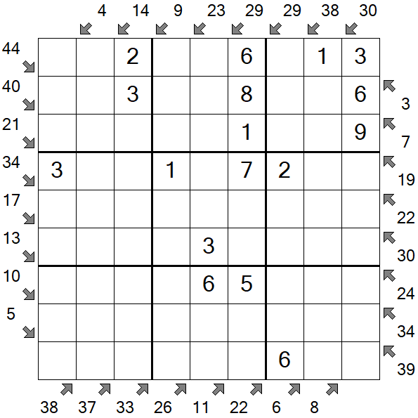 Little Killer Sudoku - Easy