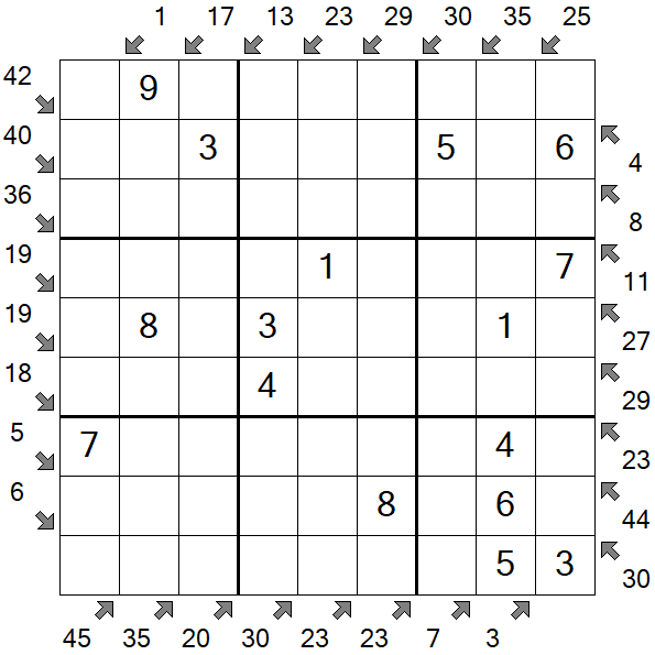 Little Killer Sudoku - Easy