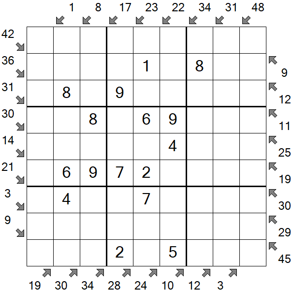 Little Killer Sudoku - Simple