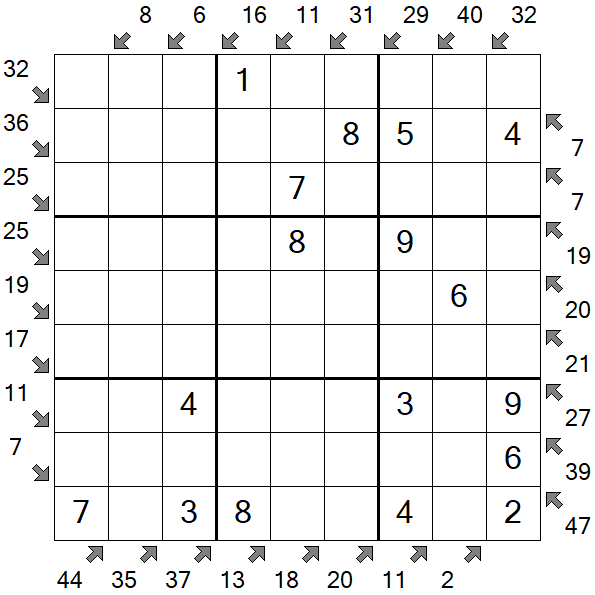 Little Killer Sudoku - Simple