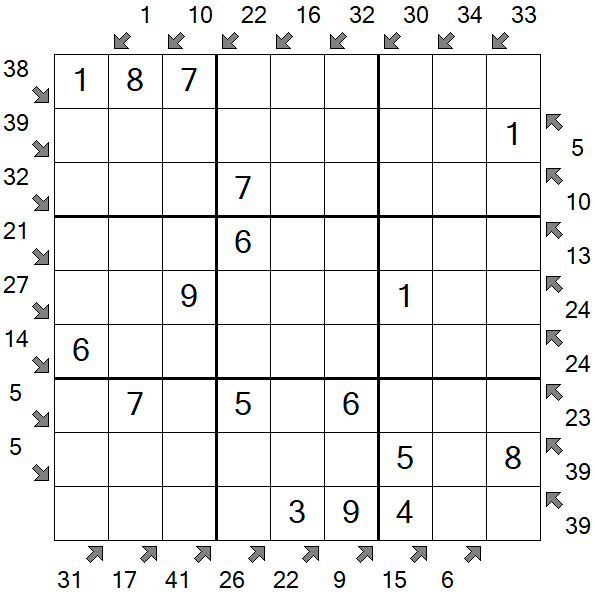 Little Killer Sudoku - Simple