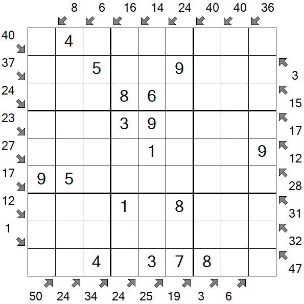 Little Killer Sudoku - Simple