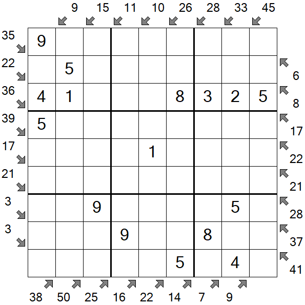 Little Killer Sudoku - Simple