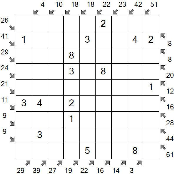Little Killer Sudoku - Easy