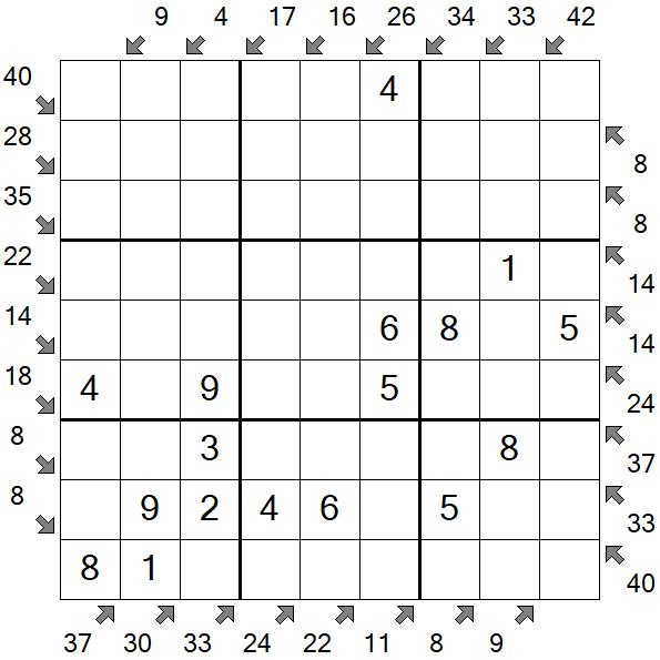Little Killer Sudoku - Simple