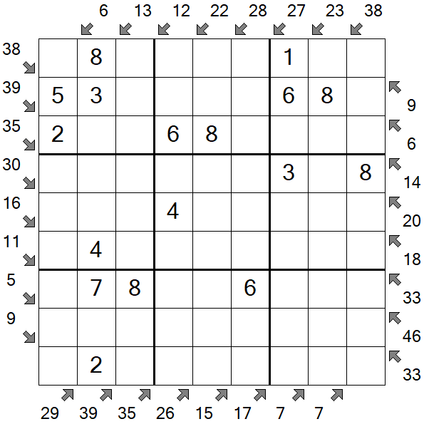 Little Killer Sudoku - Simple