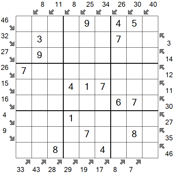 Little Killer Sudoku - Simple