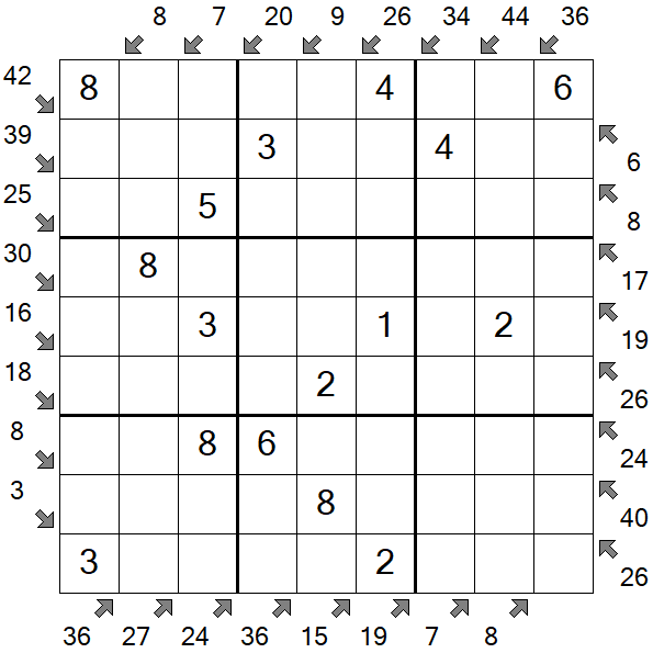 Little Killer Sudoku - Simple
