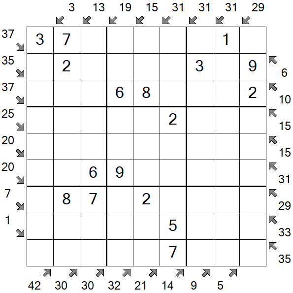 Little Killer Sudoku - Simple