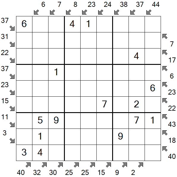 Little Killer Sudoku - Simple
