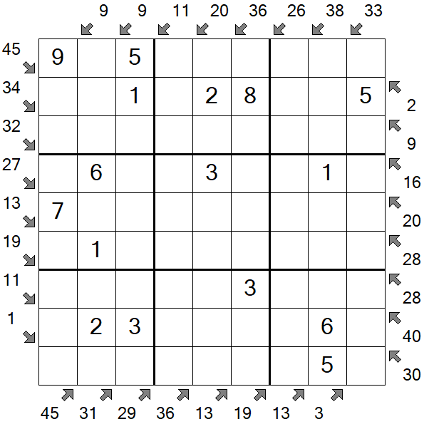 Little Killer Sudoku - Simple